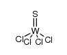 tungsten(VI) sulfide tetrachloride Structure