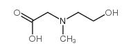 2-((2-羟基乙基)(甲基)氨基)乙酸结构式