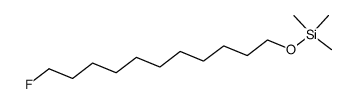[(11-Fluoroundecyl)oxy]trimethylsilane Structure