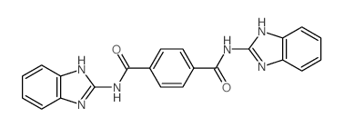 1,4-Benzenedicarboxamide,N1,N4-bis(1H-benzimidazol-2-yl)-结构式