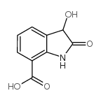 3-羟基-2-氧代-7-吲哚啉羧酸结构式