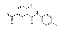 2-chloro-N-(4-methylphenyl)-5-nitrobenzamide Structure