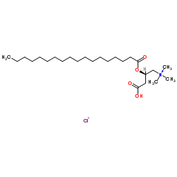 Stearoyl-L-carnitine chloride结构式