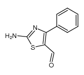 2-amino-4-phenyl-1,3-thiazole-5-carboxaldehyde Structure