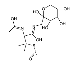 FRUCTOSE-1-S-NITROSO-N-ACETYL-D,L-PENICILLAMINE结构式