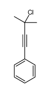 (3-chloro-3-methylbut-1-ynyl)benzene Structure