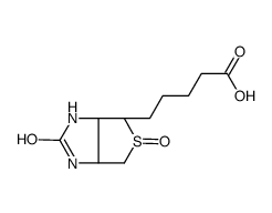 5-((3aS,4S,6aR)-5-氧化-2-氧六氢-1H-噻吩并[3,4-d]咪唑-4-基)戊酸结构式