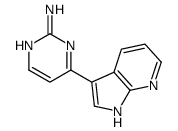 4-(1H-pyrrolo[2,3-b]pyridin-3-yl)pyrimidin-2-amine Structure