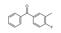 3-methyl-4-fluoro-benzophenone Structure