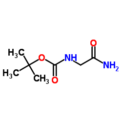 Boc-glycinamide Structure