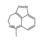 3,4-Dihydro-6-methyl-1H-azepino[5,4,3-cd]indole Structure