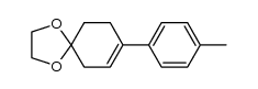 8-(4-methyl-phenyl)-1,4-dioxaspiro[4.5]dec-7-ene Structure