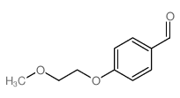 4-(2-甲氧基乙氧基)-苯甲醛结构式
