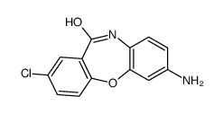 7-氨基-2-氯二苯并[b,f][1,4]氧氮杂卓-11(10H)-酮结构式