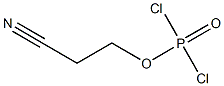 2-cyanoethyl chlorophosphonochloridate结构式
