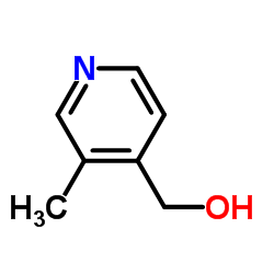 (3-甲基吡啶-4-基)甲醇结构式