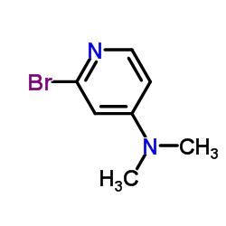 2-溴-4-二甲基氨基吡啶结构式