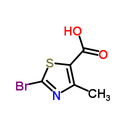 2-溴-4-甲基噻唑-5-羧酸结构式