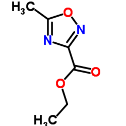 5-甲基-1,2,4-噁二唑-3-羧酸乙酯结构式