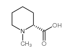 (2R)-1-甲基-2-哌啶甲酸结构式