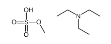 N,N-diethylethanamine,methyl hydrogen sulfate Structure