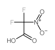 2,2-difluoro-2-nitro-acetic acid Structure