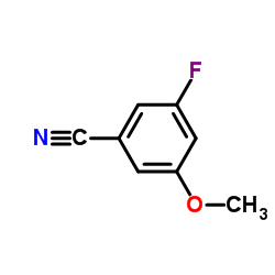 3-氟-5-甲氧基苯腈结构式