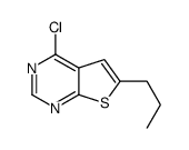 4-氯-6-丙基吡啶并[2,3-d]嘧啶结构式