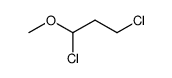 1,3-dichloro-1-methoxy-propane Structure
