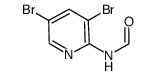 N-(3,5-二溴吡啶-2-基)甲酰胺结构式