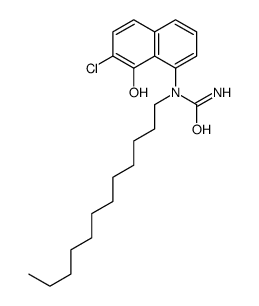 Urea,N-(7-chloro-8-hydroxy-1-naphthalenyl)-N-dodecyl- Structure
