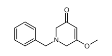 1-benzyl-3-methoxy-5-oxo-3,4-dehydropiperidine结构式