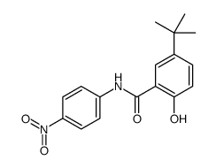 5-tert-butyl-2-hydroxy-N-(4-nitrophenyl)benzamide结构式