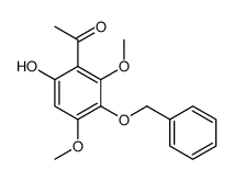 1-(6-hydroxy-2,4-dimethoxy-3-phenylmethoxyphenyl)ethanone Structure