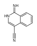 1-Aminoisoquinoline-4-carbonitrile Structure