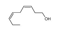 (z,z)-3,6-nonadien-1-ol Structure