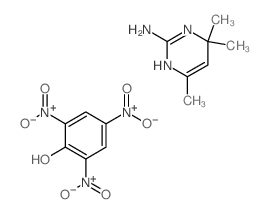 4,4,6-trimethyl-1H-pyrimidin-2-amine; 2,4,6-trinitrophenol Structure