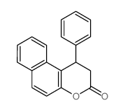 3H-Naphtho[2,1-b]pyran-3-one, 1,2-dihydro-1-phenyl-结构式