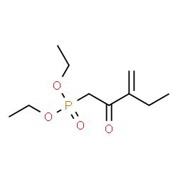 (3-Methylene-2-oxopentyl)phosphonic acid diethyl ester结构式