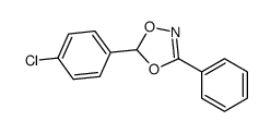 5-(4-chlorophenyl)-3-phenyl-1,4,2-dioxazole结构式