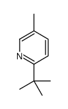 2-叔丁基-5-甲基吡啶结构式
