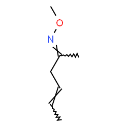 4-Hexen-2-one O-methyl oxime结构式