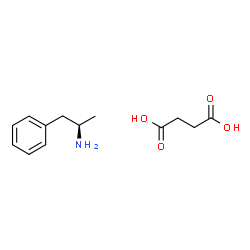 Levamfetamine succinate Structure