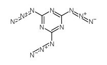 2,4,6-Triazido-1,3,5-triazine structure