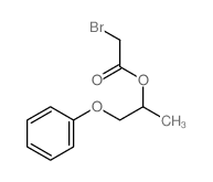 Acetic acid, 2-bromo-,1-methyl-2-phenoxyethyl ester Structure