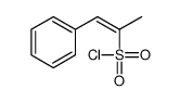 1-phenylprop-1-ene-2-sulfonyl chloride Structure