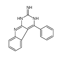4-phenyl-9H-pyrimido[4,5-b]indol-2-amine Structure