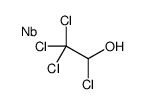 niobium,1,2,2,2-tetrachloroethanol Structure