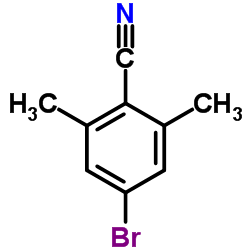 4-溴-2,6-二甲基苯腈结构式