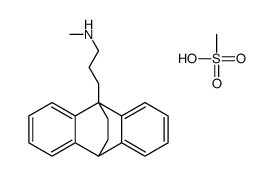 methyl(propyl-9,10-ethano-9(10H)-anthryl)ammonium methanesulphonate Structure